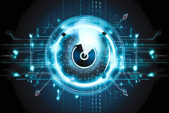 Online security concept - Powered by Adobe