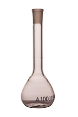 florence flask on a white background