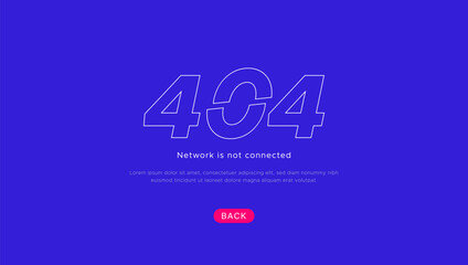 error page display. page not found, site page displays on screen. 404 page not found, error