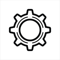 gear logo icon template, gear logo icon element, gear vector illustration