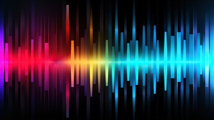 equalizer bar graph abstract background