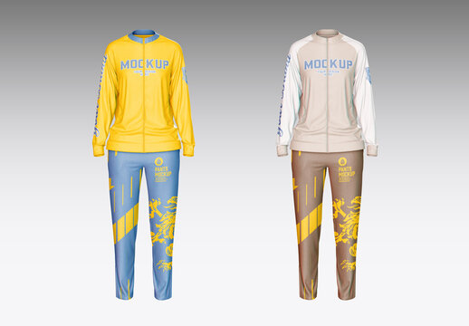 Men's Tracksuit Kit Mockup