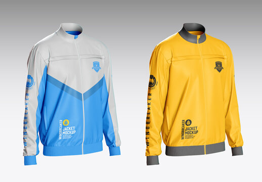 Windbreaker Jacket Mockup
