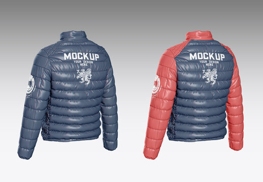 Padded Down Jacket Mockup