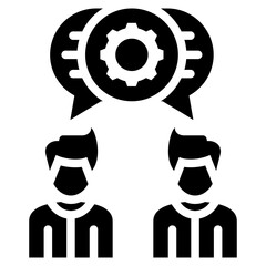 Assimilation Glyph Icon