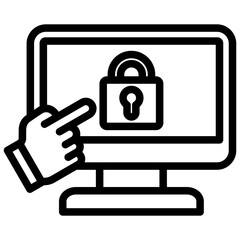 Access Control Outline Icon