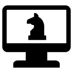 Trojan Glyph Icon