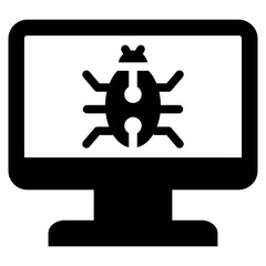 Malware Glyph Icon