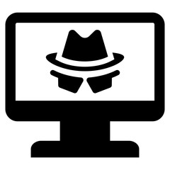 Spyware Glyph Icon