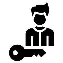 Authentication Glyph Icon