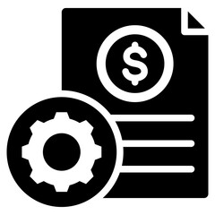 Expenses Glyph Icon