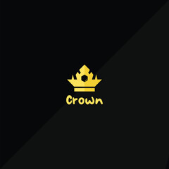 logo with gold crown