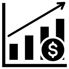 Economy Glyph Icon