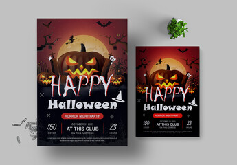 Halloween Flyer Layout