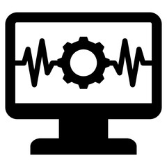 Technology System Glyph Icon