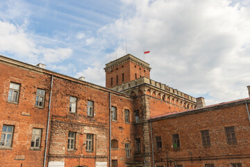 Modlin Stronghold old fortifications near Warsaw, Poland