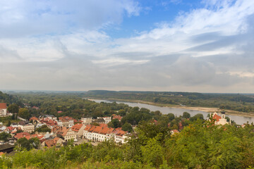 Fototapeta na wymiar A panorama of Kazimierz Dolny, Poland