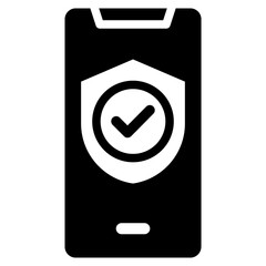 Security Apps Glyph Icon