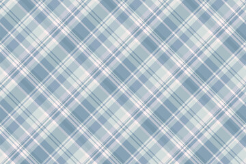 Texture textile fabric of plaid vector pattern with a check seamless background tartan.