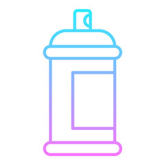 Paint Spray Can Gradient Icon