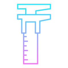 Pliers Gradient Icon