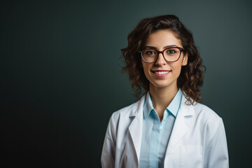 Portrait of a Female Scientist