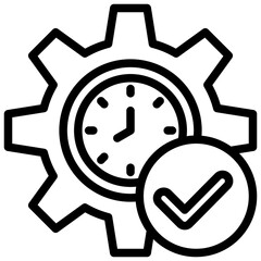 Real Time Outline Icon