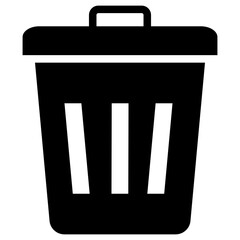 Waste Glyph Icon