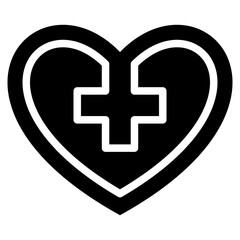 Health Glyph Icon