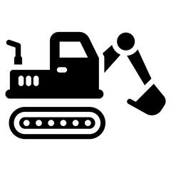 Digger Glyph Icon