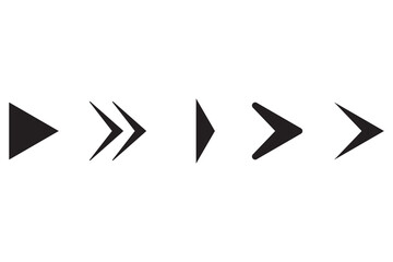  Arrow icon collection. Arrow flat style isolated, stock