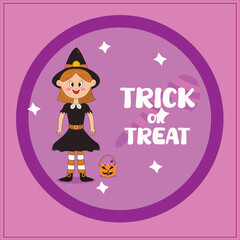 Vector illustration Happy Halloween Banner with pumpkin, ghost house Batch template