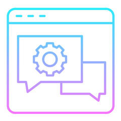 Tech Help Gradient Icon