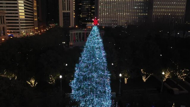 Christmas tree in Chicago
