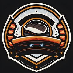 Obraz premium „Köstliche Fleischkreationen: Ein Logo, das den Geschmack trifft“