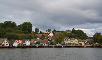 Blick auf das Fischerdorf Kamminke, Insel Usedom - 660409084
