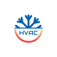 Obraz premium hvac vector design,snowflake logo,cooling symbol,winter,ac