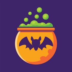 Potion Halloween Cartoon Illustration Design
