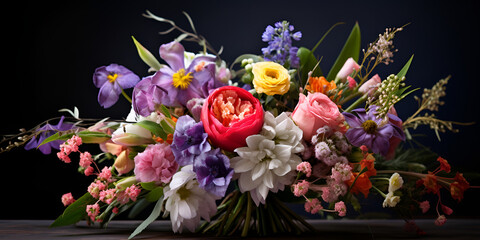 flowers in the garden flower, flowers, bouquet, pink, spring, nature, blossom, bloom, garden, floral, summer, beauty, 