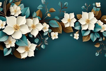 Flower backgrounds in different shades and colors.