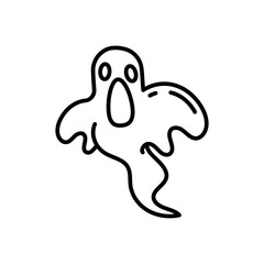 Ghost icon in vector. Illustration