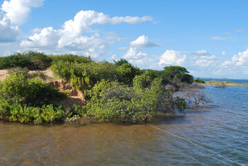 Fototapeta na wymiar Ilha da Fantasia - Lago de Sobradinho - Bahia - Brasil