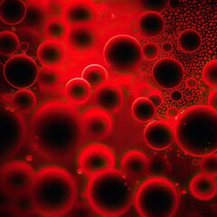 red blood cells flowing
