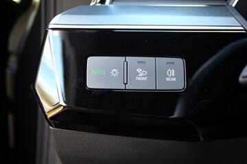Driver Knee Pad Panel modern car. Car Hud Switch. ESP off Switch. Car light switch. Headlight...