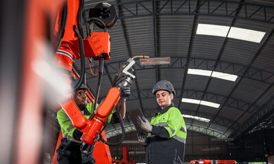 Robotic techs maintain, inspect, test, repair robot arms, engines to ensure standard condition.