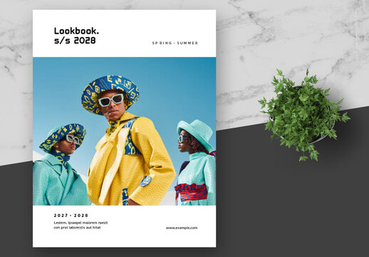 Green Clean Lookbook Fashion Catalog Photography