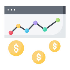 Dividend Flat Icon