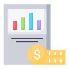 Investment Portfolio Flat Icon