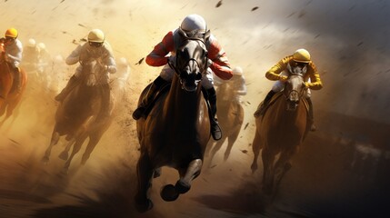 Join the virtual crowd and witness the extraordinary speed and agility of crafted racehorses. 