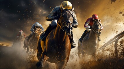 Prepare for an unforgettable experience as you witness the incredible speed and agility of racehorses. 